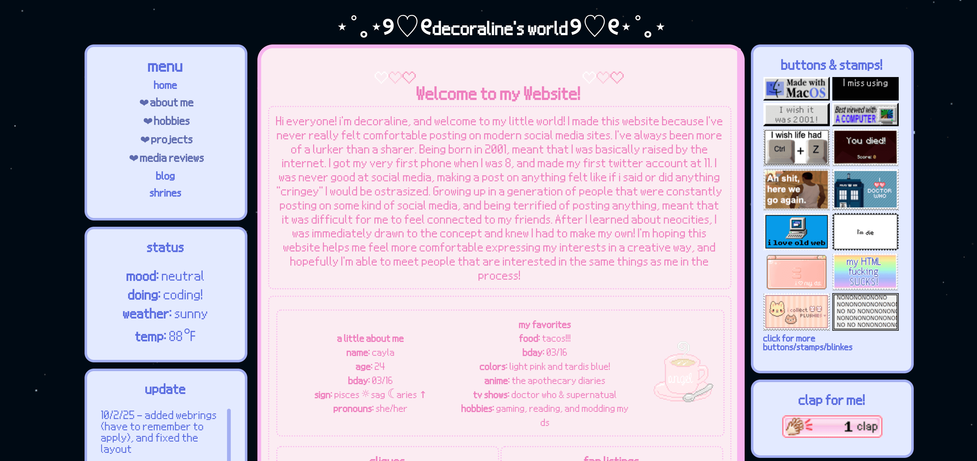 Neocities Personal Website